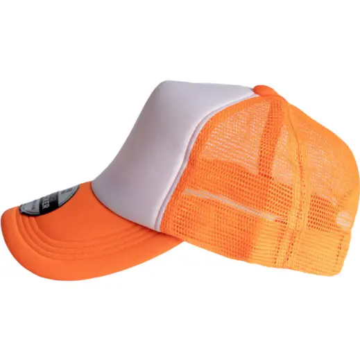 FWRD Vintage Trucker Two-Tone Cap Orange-White-Orange Side